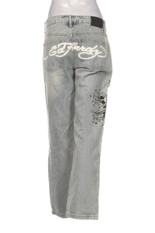 Дамски дънки Ed Hardy, Размер XL, Цвят Син, Цена 89,47 €