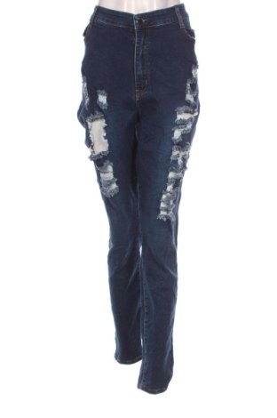 Dámske džínsy  Fashion nova, Veľkosť XXL, Farba Modrá, Cena  17,95 €