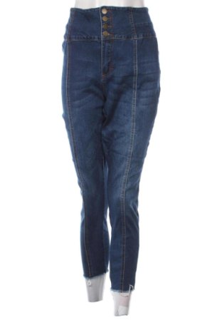 Blugi de femei Fashion nova, Mărime XXL, Culoare Albastru, Preț 91,99 Lei