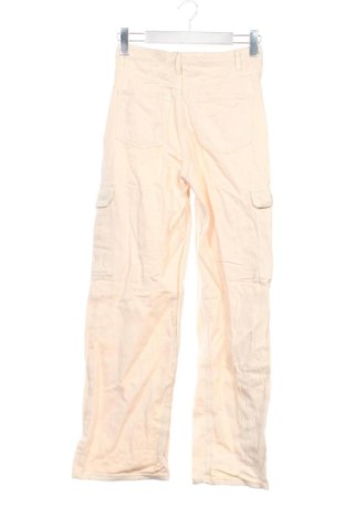 Blugi de femei H&M, Mărime XS, Culoare Ecru, Preț 91,99 Lei