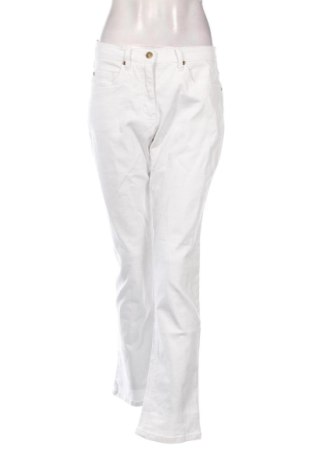 Blugi de femei John Baner, Mărime L, Culoare Alb, Preț 91,99 Lei
