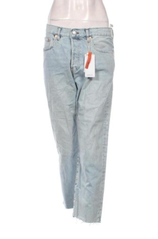 Blugi de femei Mango, Mărime L, Culoare Albastru, Preț 243,99 Lei