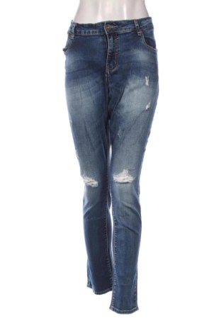 Blugi de femei Miss Curry, Mărime XXL, Culoare Albastru, Preț 78,20 Lei