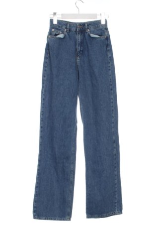 Blugi de femei NA-KD, Mărime XS, Culoare Albastru, Preț 72,99 Lei