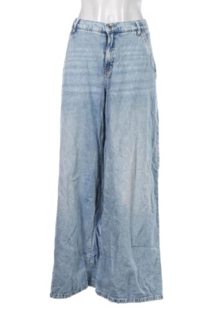 Blugi de femei Pull&Bear, Mărime L, Culoare Albastru, Preț 91,99 Lei