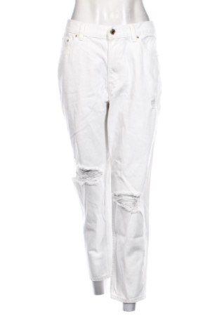 Γυναικείο Τζίν Pull&Bear, Μέγεθος L, Χρώμα Λευκό, Τιμή 18,00 €