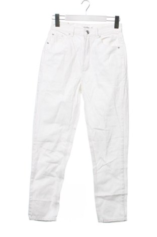 Blugi de femei Pull&Bear, Mărime XS, Culoare Alb, Preț 91,99 Lei