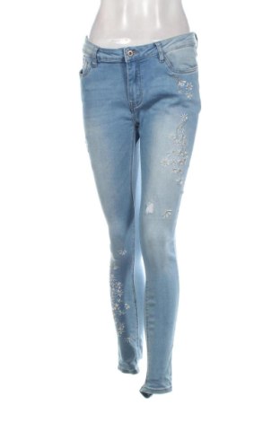 Blugi de femei Queen Hearts, Mărime XL, Culoare Albastru, Preț 116,99 Lei