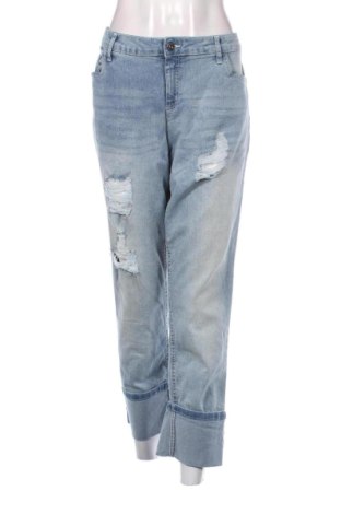 Blugi de femei Rainbow, Mărime XXL, Culoare Albastru, Preț 76,86 Lei