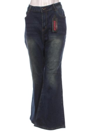 Γυναικείο Τζίν Romwe, Μέγεθος XXL, Χρώμα Μπλέ, Τιμή 28,99 €