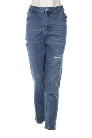 Blugi de femei SHEIN, Mărime 3XL, Culoare Albastru, Preț 91,99 Lei