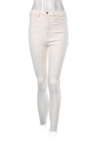 Blugi de femei Stradivarius, Mărime S, Culoare Ecru, Preț 72,99 Lei