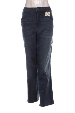Damskie jeansy Terra & Sky, Rozmiar 3XL, Kolor Niebieski, Cena 123,99 zł