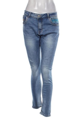 Damskie jeansy Unbranded, Rozmiar XL, Kolor Niebieski, Cena 62,99 zł