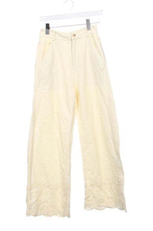 Blugi de femei Unbranded, Mărime XS, Culoare Ecru, Preț 91,99 Lei