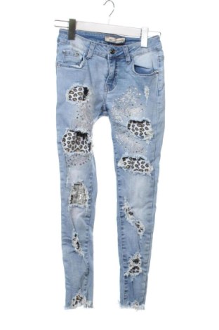 Damskie jeansy Unbranded, Rozmiar XXS, Kolor Kolorowy, Cena 80,38 zł