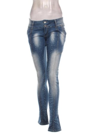 Damskie jeansy Unbranded, Rozmiar M, Kolor Niebieski, Cena 78,99 zł