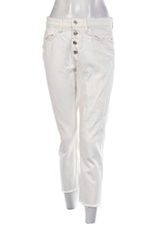 Blugi de femei Zara, Mărime M, Culoare Alb, Preț 81,00 Lei
