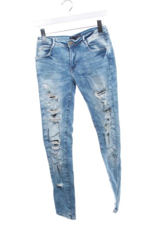 Blugi de femei Zara, Mărime M, Culoare Albastru, Preț 85,99 Lei