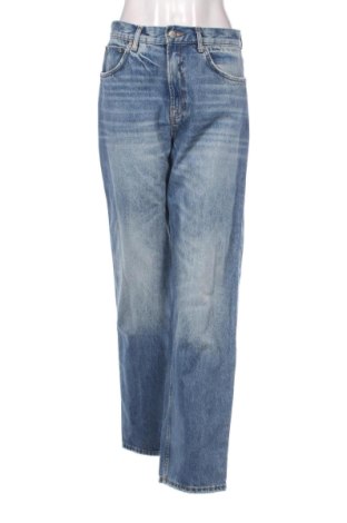 Blugi de femei Zara, Mărime M, Culoare Albastru, Preț 102,63 Lei