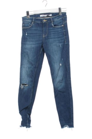 Blugi de femei Zara, Mărime S, Culoare Albastru, Preț 71,99 Lei