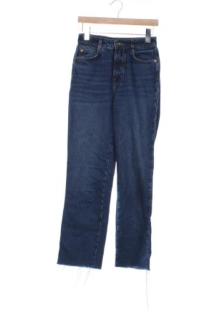 Blugi de femei Zara, Mărime XS, Culoare Albastru, Preț 77,94 Lei