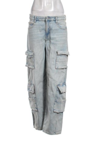 Blugi de femei Zara, Mărime L, Culoare Albastru, Preț 99,05 Lei