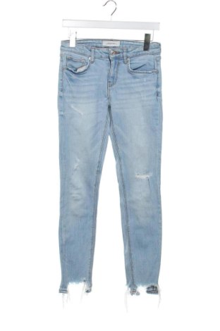 Blugi de femei Zara, Mărime S, Culoare Albastru, Preț 78,20 Lei
