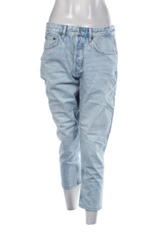 Blugi de femei Zara, Mărime L, Culoare Albastru, Preț 85,99 Lei