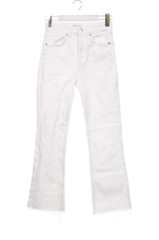 Blugi de femei Zara, Mărime XS, Culoare Alb, Preț 85,99 Lei