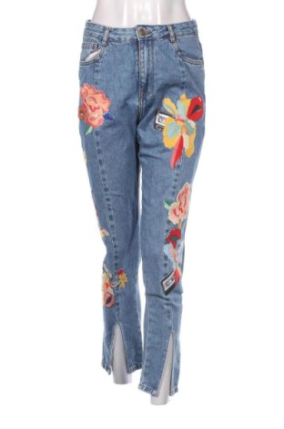 Damskie jeansy Zara, Rozmiar S, Kolor Kolorowy, Cena 75,02 zł