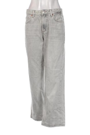 Blugi de femei Zara, Mărime XL, Culoare Gri, Preț 85,99 Lei