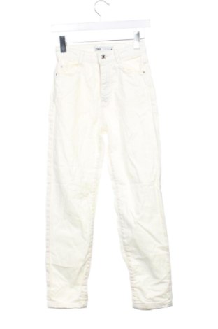 Blugi de femei Zara, Mărime XS, Culoare Alb, Preț 85,99 Lei