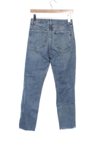 Blugi de femei Zara, Mărime XS, Culoare Albastru, Preț 85,99 Lei