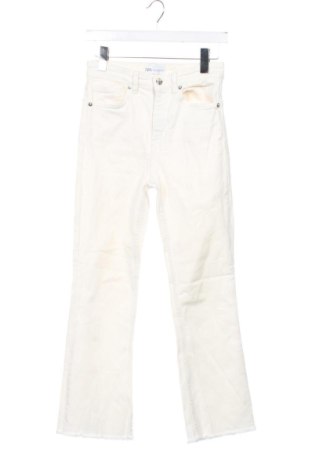 Дамски дънки Zara, Размер XS, Цвят Бял, Цена 14,31 €