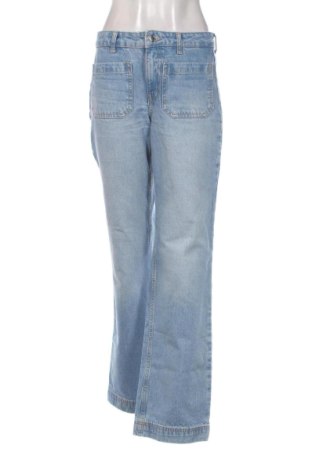 Damskie jeansy Zara, Rozmiar S, Kolor Niebieski, Cena 74,01 zł