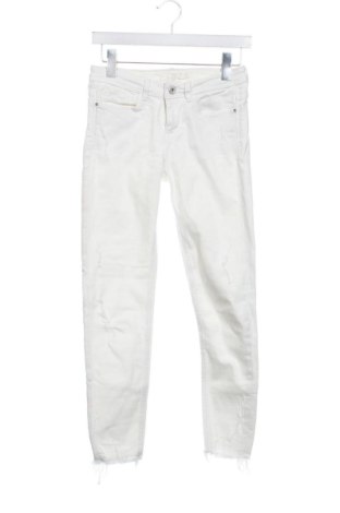 Dámske džínsy  Zara, Veľkosť XS, Farba Biela, Cena  13,81 €