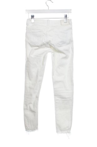 Dámske džínsy  Zara, Veľkosť XS, Farba Biela, Cena  13,81 €