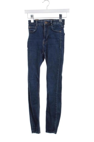 Blugi de femei Zara, Mărime XXS, Culoare Albastru, Preț 78,20 Lei