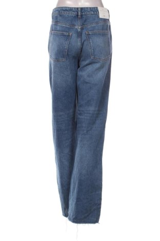 Damskie jeansy Zara, Rozmiar L, Kolor Niebieski, Cena 166,99 zł