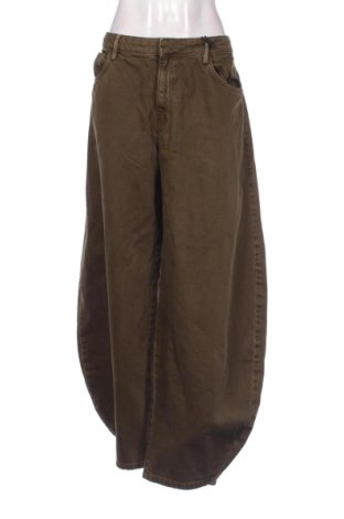 Dámske džínsy  Zara, Veľkosť XL, Farba Zelená, Cena  32,00 €