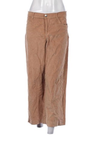 Pantaloni de velvet de femei Conbipel, Mărime L, Culoare Bej, Preț 151,99 Lei