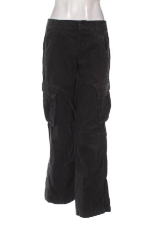 Pantaloni de velvet de femei H&M Divided, Mărime M, Culoare Gri, Preț 78,20 Lei