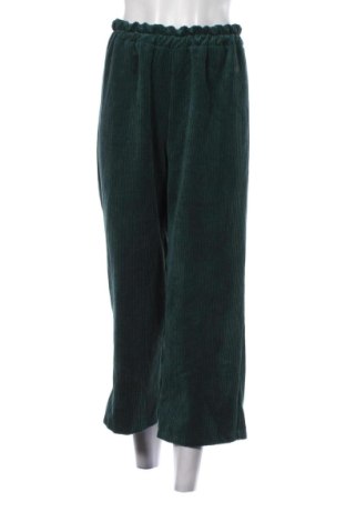 Pantaloni de velvet de femei Unbranded, Mărime S, Culoare Verde, Preț 91,99 Lei
