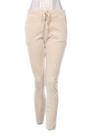 Pantaloni de velvet de femei Unbranded, Mărime M, Culoare Bej, Preț 91,99 Lei