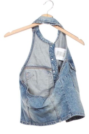 Vestă de femei Bershka, Mărime S, Culoare Albastru, Preț 165,39 Lei