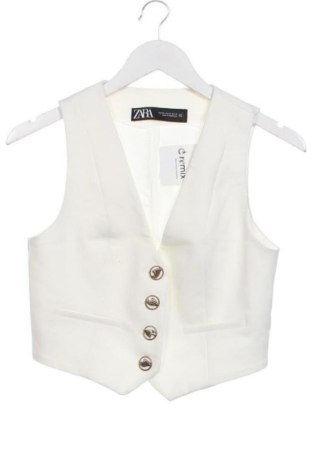 Dámska vesta  Zara, Veľkosť XS, Farba Biela, Cena  34,87 €