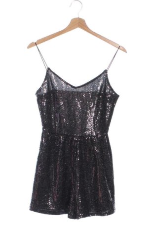 Дамски къс гащеризон H&M Divided, Размер XS, Цвят Сребрист, Цена 20,45 €