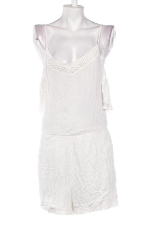 Дамски къс гащеризон Unbranded, Размер L, Цвят Бял, Цена 20,45 €