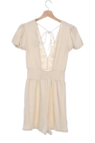 Kurzer Damenoverall Zara, Größe XXS, Farbe Ecru, Preis 38,89 €